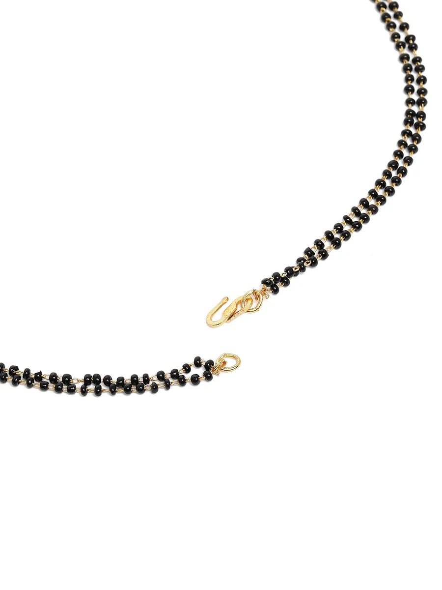 Trendy Mangalsutra with Earrings - Gold