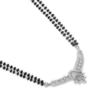 Trendy Mangalsutra with Earrings - Silver