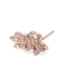 Graceful Leaf Pattern Mangalsutra Set - Rose Gold