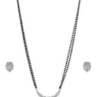 Signature Heart Accent Mangalsutra Set - Silver
