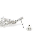 Drape CZ & Crystal Stud Necklace Set