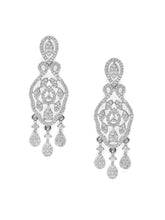 Bold CZ Necklace Set with Radiant Stones