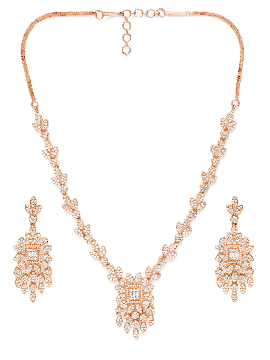 Glamorous CZ Necklace Set of Luxury