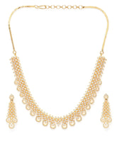 Twilight Spark CZ Studded Necklace Set