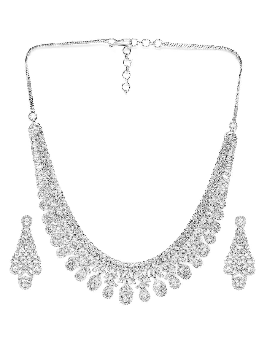 Timeless CZ Necklace & Earring Set
