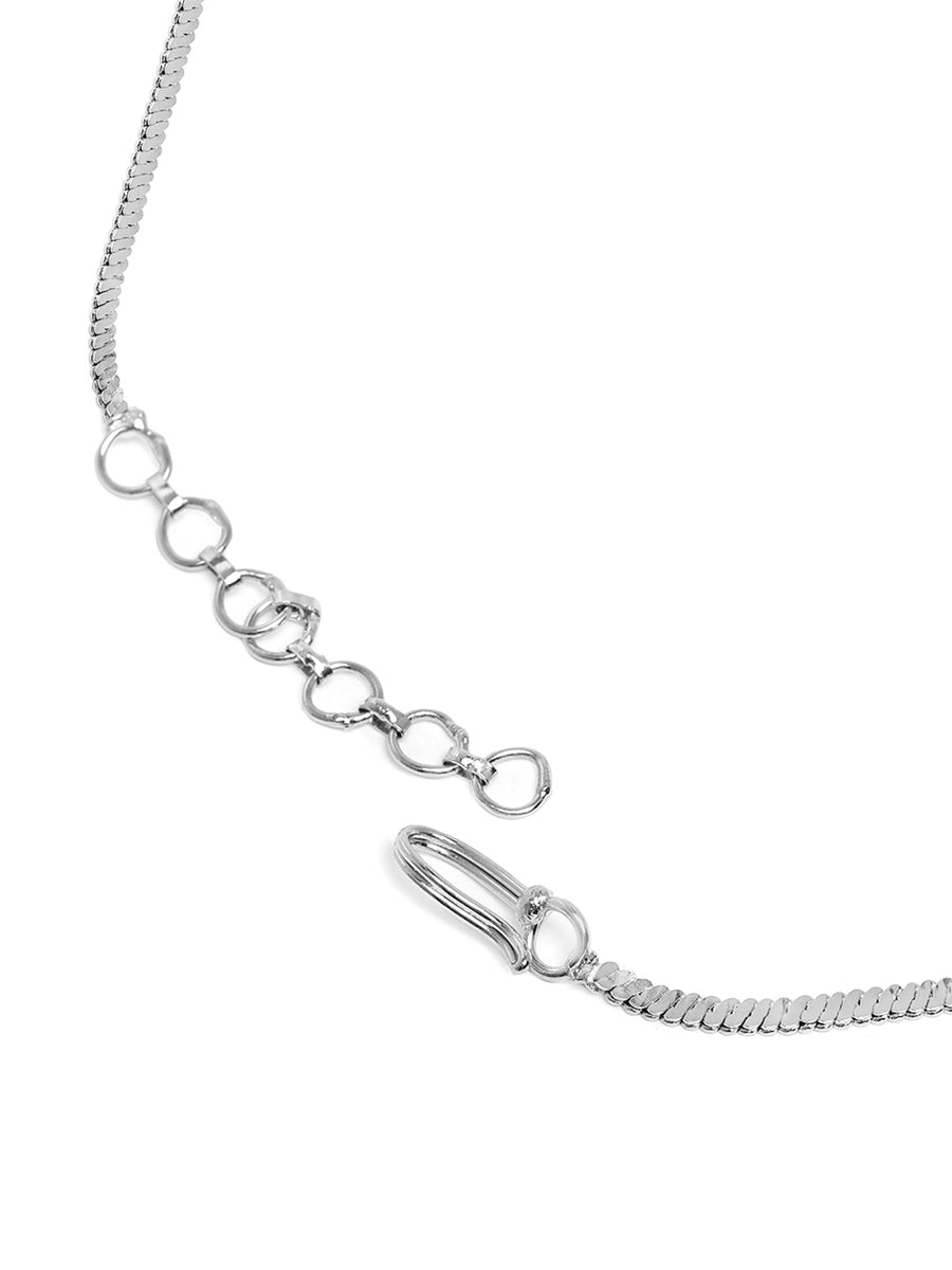 CZ Peacock Feather Necklace Set