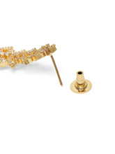 Glowing Petals CZ Necklace Set - Gold