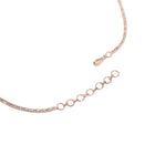 Embrace Luxe CZ Necklace Earrings Set - Rose Gold