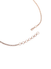 Embrace Luxe CZ Necklace Earrings Set - Rose Gold
