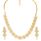 CZ Necklace Set with Sparkling Precision