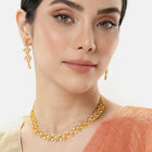 CZ Necklace Set with Sparkling Precision
