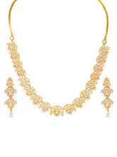CZ Necklace Set with Sparkling Precision