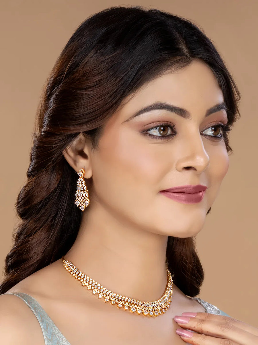 Shining Grace Necklace and Earring Set