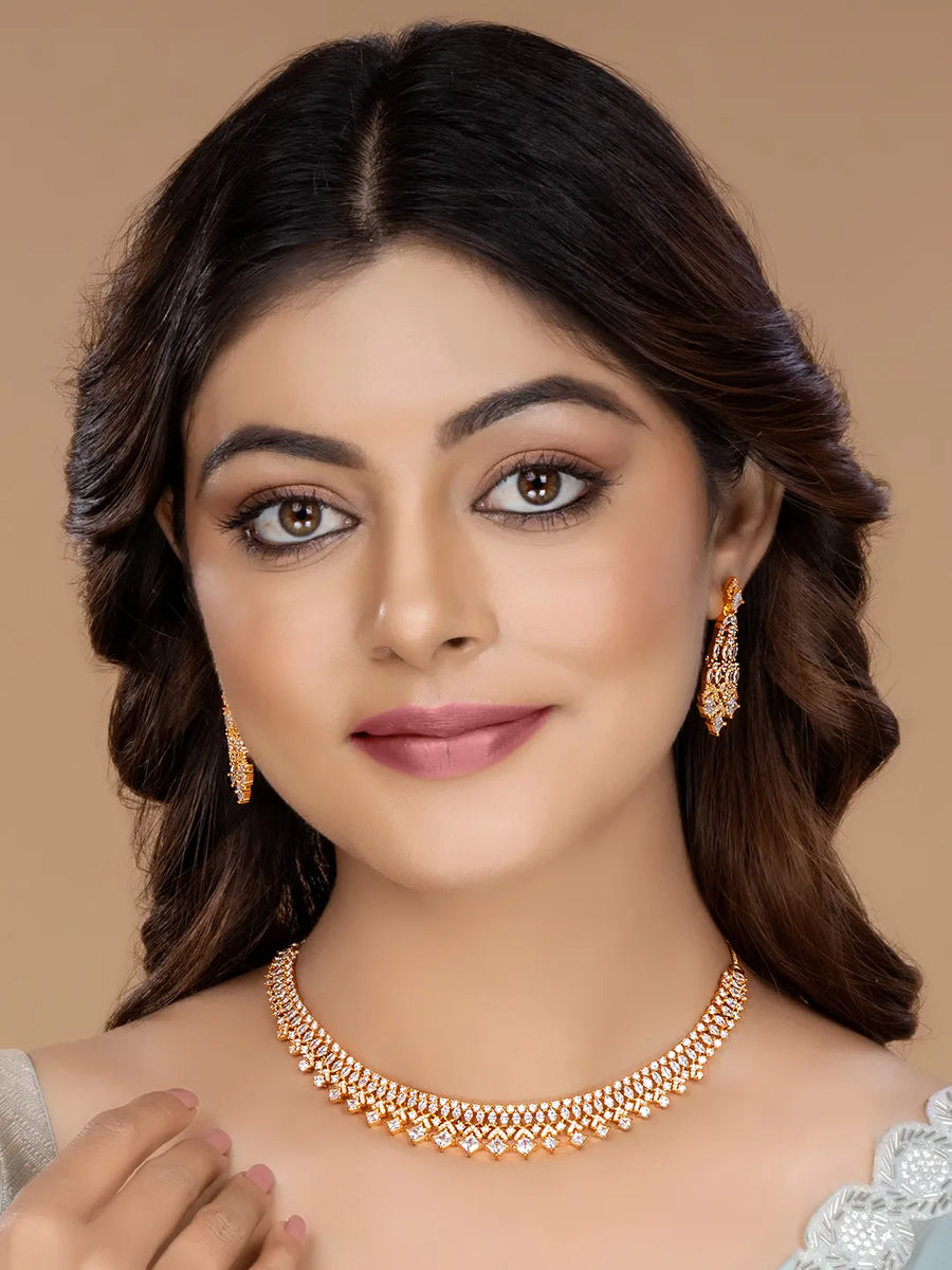 Shining Grace Necklace and Earring Set