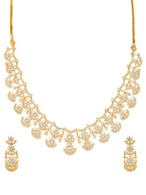 High End CZ Studded Necklace Set