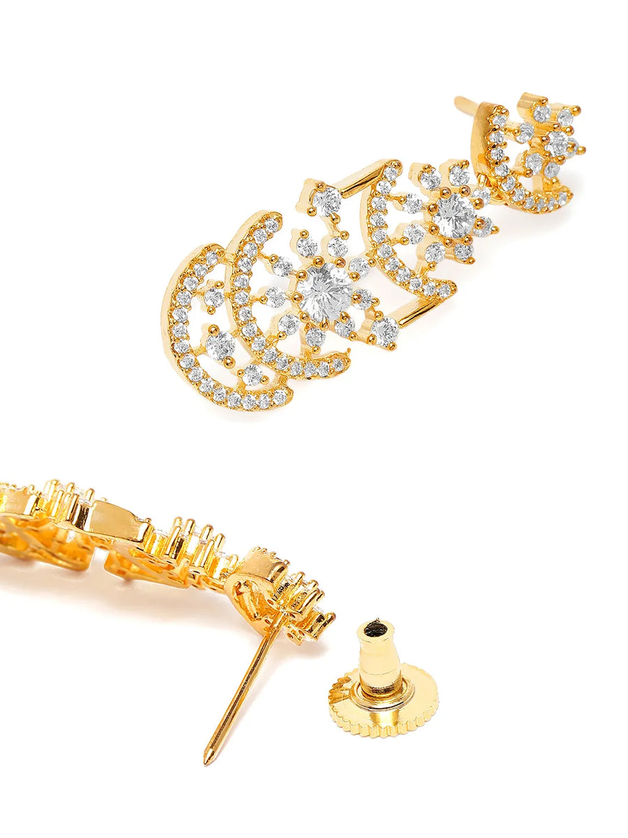 High End CZ Studded Necklace Set
