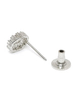 Luxe Halo CZ Necklace & Earrings Set