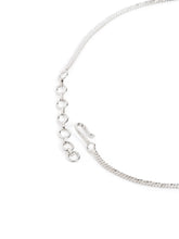 Ruby Oval Link Necklace with Earring