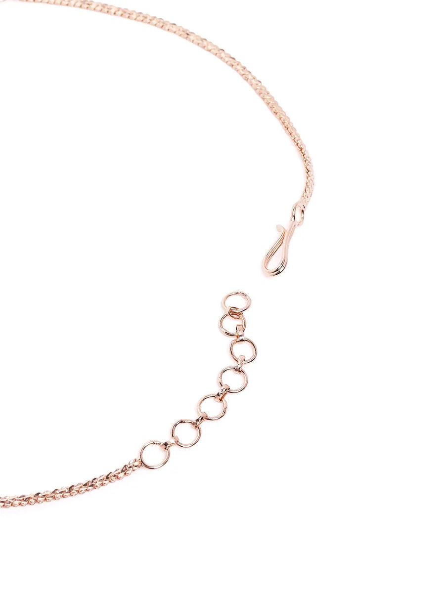 Stylish Crystal CZ Linked Necklace Set