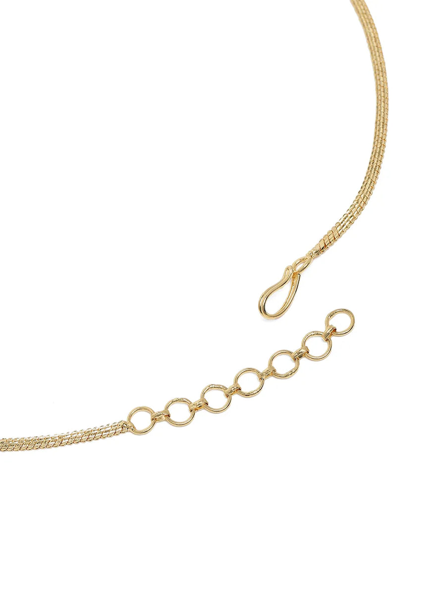 Stylish Crystal CZ Linked Necklace Set