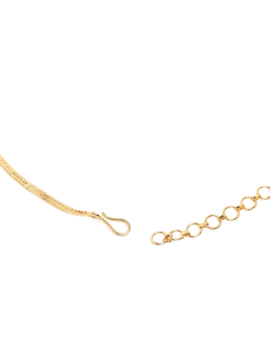 Stylish Crystal CZ Linked Necklace Set