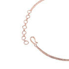 Royal Crystal Elegance Necklace Set - Rose Gold Blue