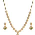 Glam Crystal Square Necklace Set