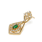 Glam Crystal Square Necklace Set