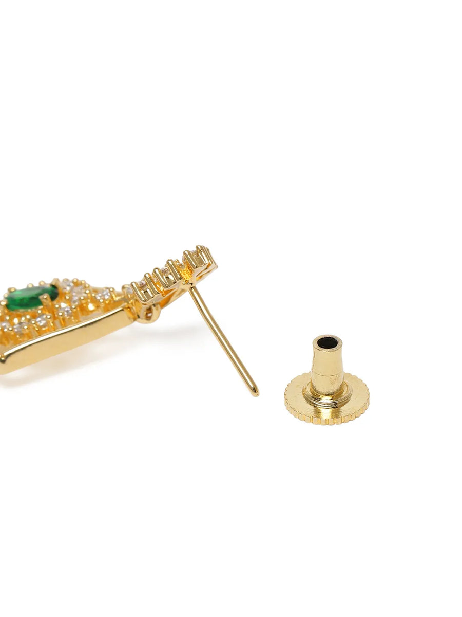 Glam Crystal Square Necklace Set