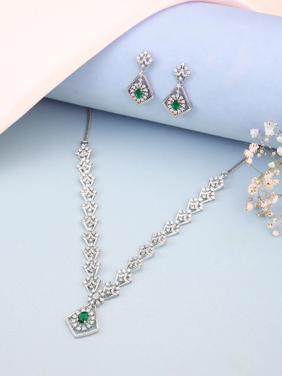 Timeless Emerald Luxe Necklace Set