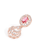 CZ Stone Twist Design Necklace Set