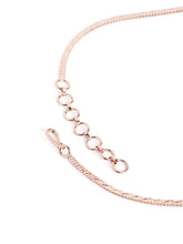 CZ Stone Twist Design Necklace Set