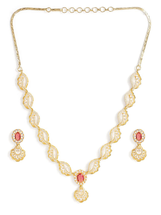 Sparkling Grace Crystal Necklace Set