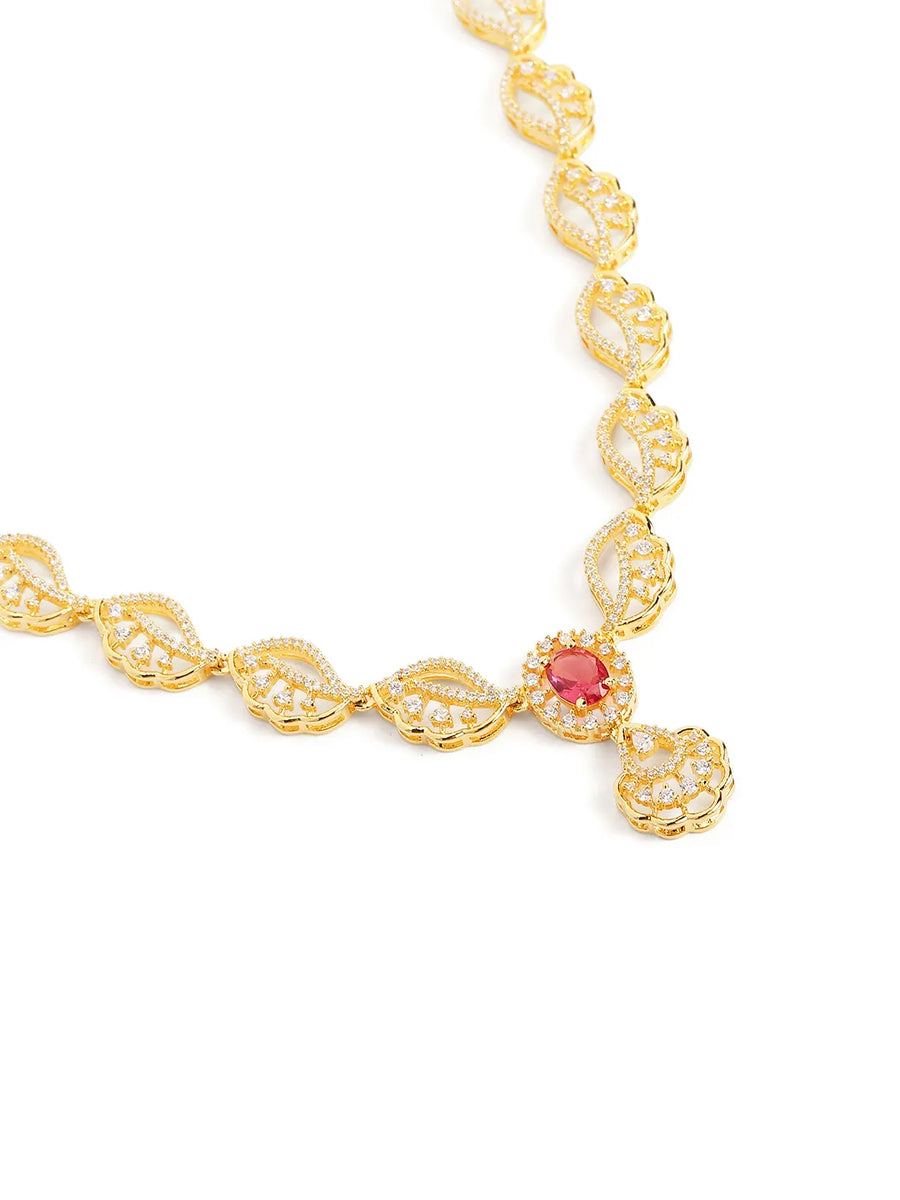 Sparkling Grace Crystal Necklace Set