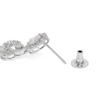 CZ Stone Twist Design Necklace Set