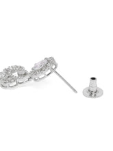 CZ Stone Twist Design Necklace Set