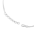 CZ Stone Twist Design Necklace Set