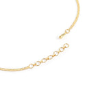 Sparkling Floral Charm CZ Necklace Set