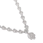 Classic CZ Filigree Pattern Necklace Set