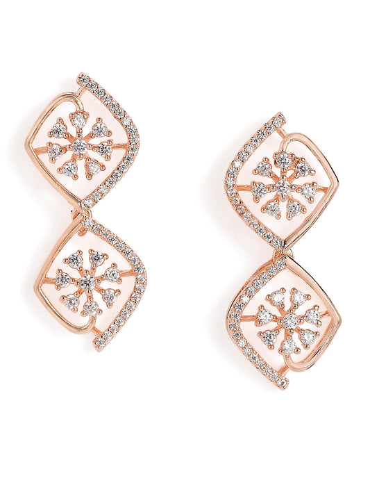 Timeless Petal Grace CZ Necklace Set
