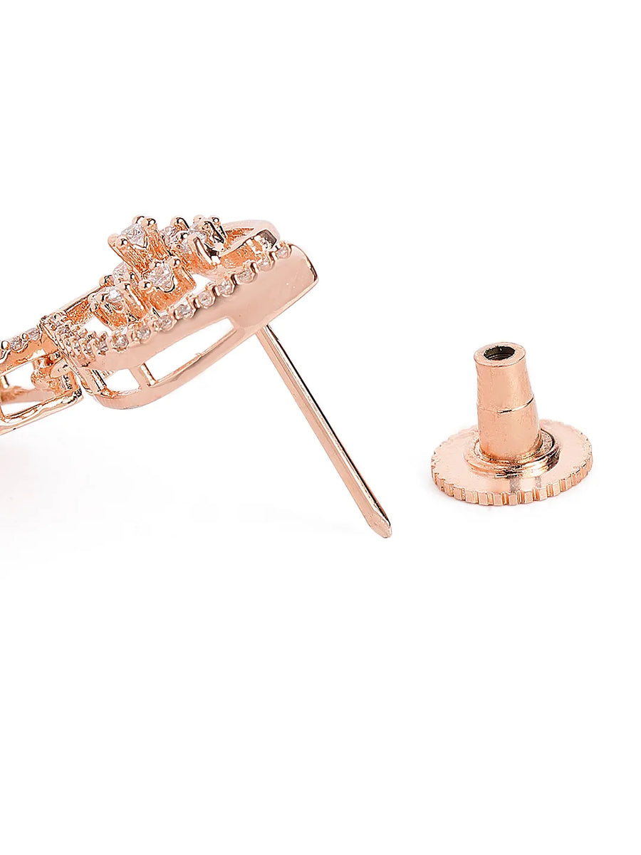 Timeless Petal Grace CZ Necklace Set