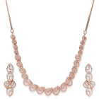 Radiant CZ Pear Drop Necklace & Earrings