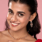 Radiant CZ Pear Drop Necklace & Earrings