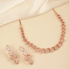 Radiant CZ Pear Drop Necklace & Earrings