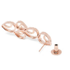 Radiant CZ Pear Drop Necklace & Earrings