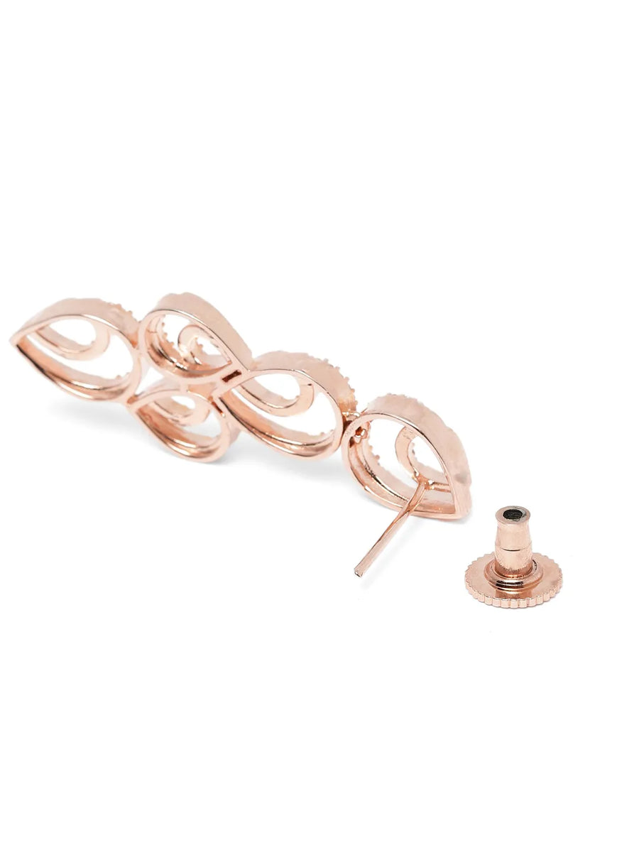 Radiant CZ Pear Drop Necklace & Earrings