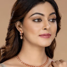 Dazzling Teardrop Necklace and Earrings