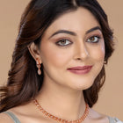 Dazzling Teardrop Necklace and Earrings