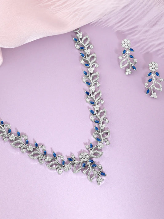 Eternal Shine CZ Necklace Set for Women