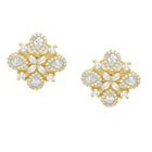 Blooming Elegance CZ Stud Pendant Set